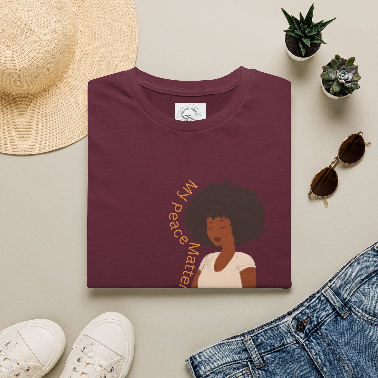 My Peace Matter, Meditative Vibes | Mindfulness Apparel, Yoga Shirt, Relaxation Wear, Gift for Her, Inspirational Tee