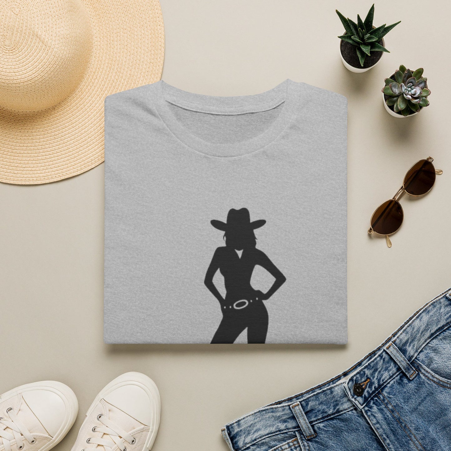 Southern Bella Cowgirl Silhouette T-Shirt — Southern Belle Graphic Tee