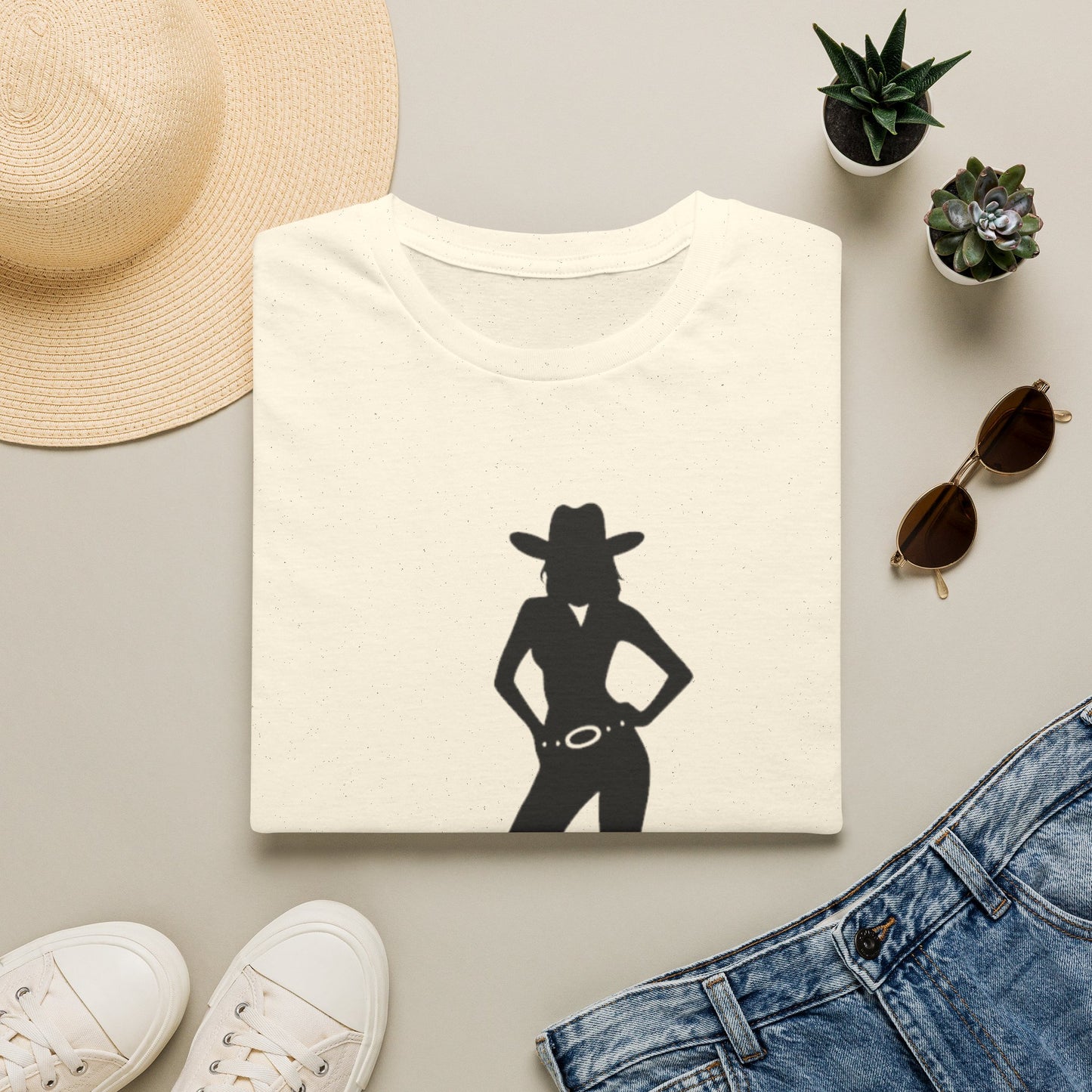 Southern Bella Cowgirl Silhouette T-Shirt — Southern Belle Graphic Tee