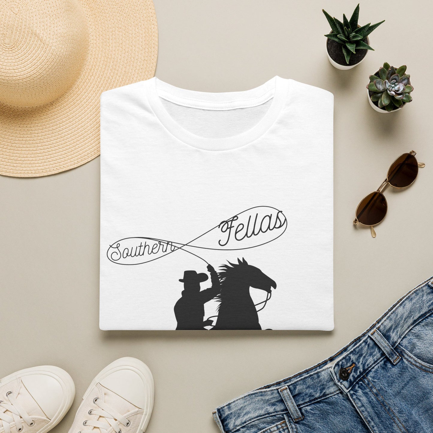 Southern Fellas Cowboy Silhouette Graphic Tee