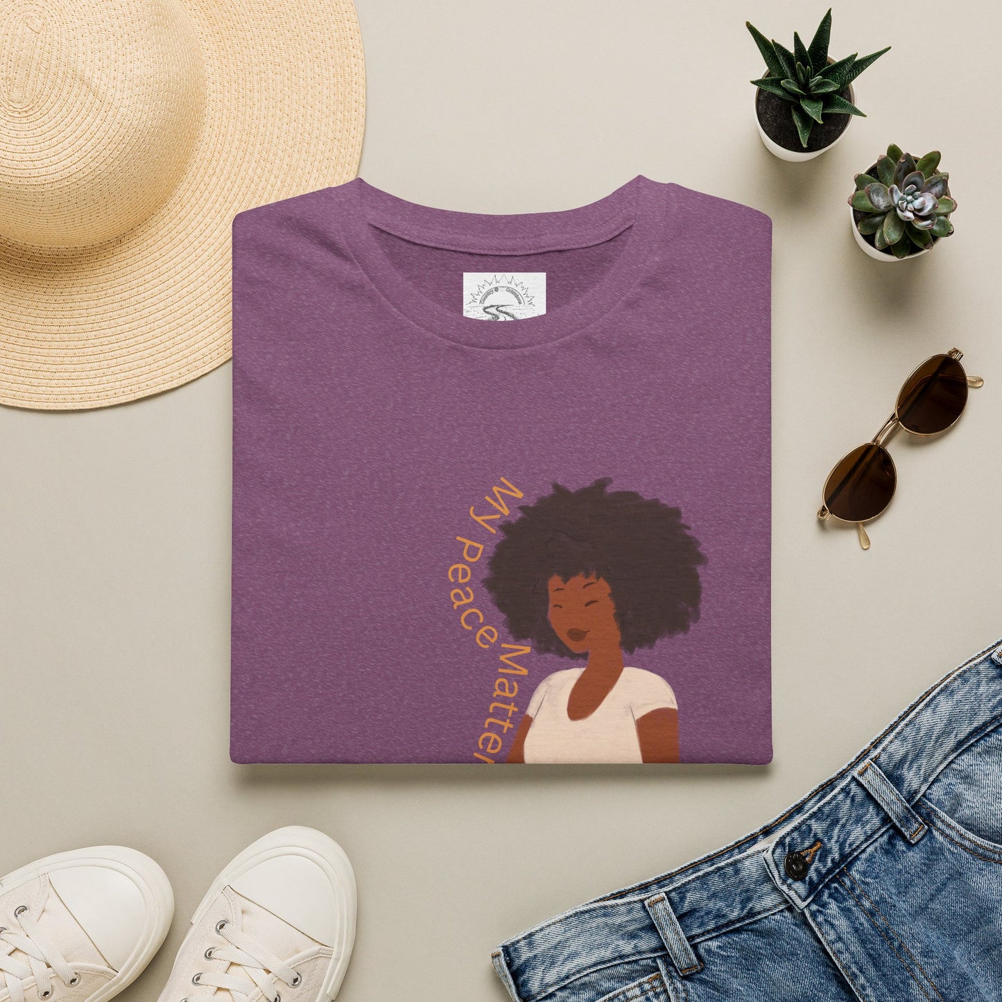 My Peace Matter, Meditative Vibes | Mindfulness Apparel, Yoga Shirt, Relaxation Wear, Gift for Her, Inspirational Tee