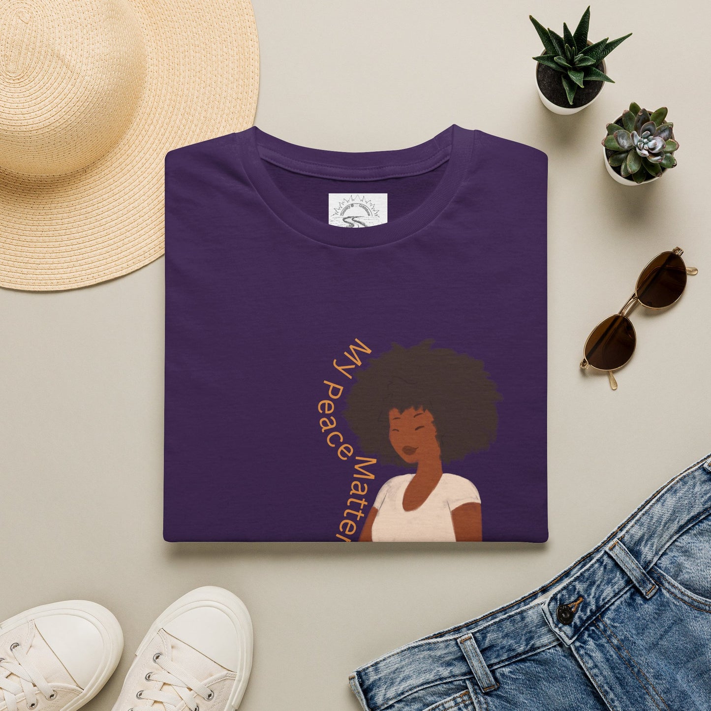 My Peace Matter, Meditative Vibes | Mindfulness Apparel, Yoga Shirt, Relaxation Wear, Gift for Her, Inspirational Tee