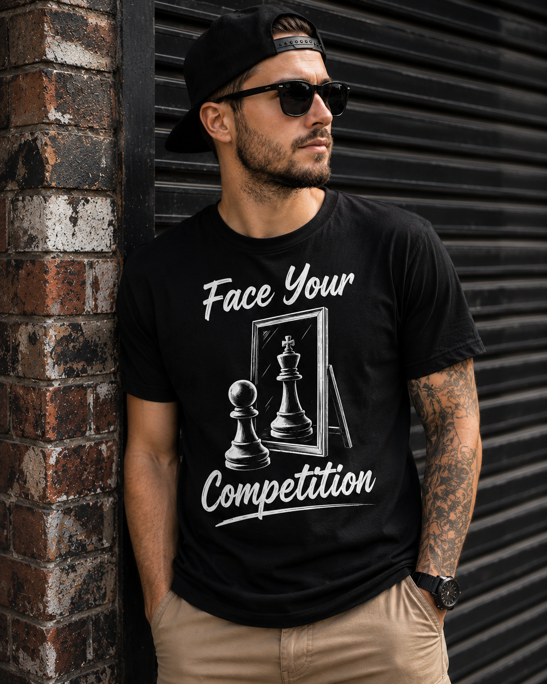 Face Your Competition Motivational T-Shirt, Unisex Shirt, Inspirational Tee, Gift for Competitors, Casual Wear, Encouragement Apparel