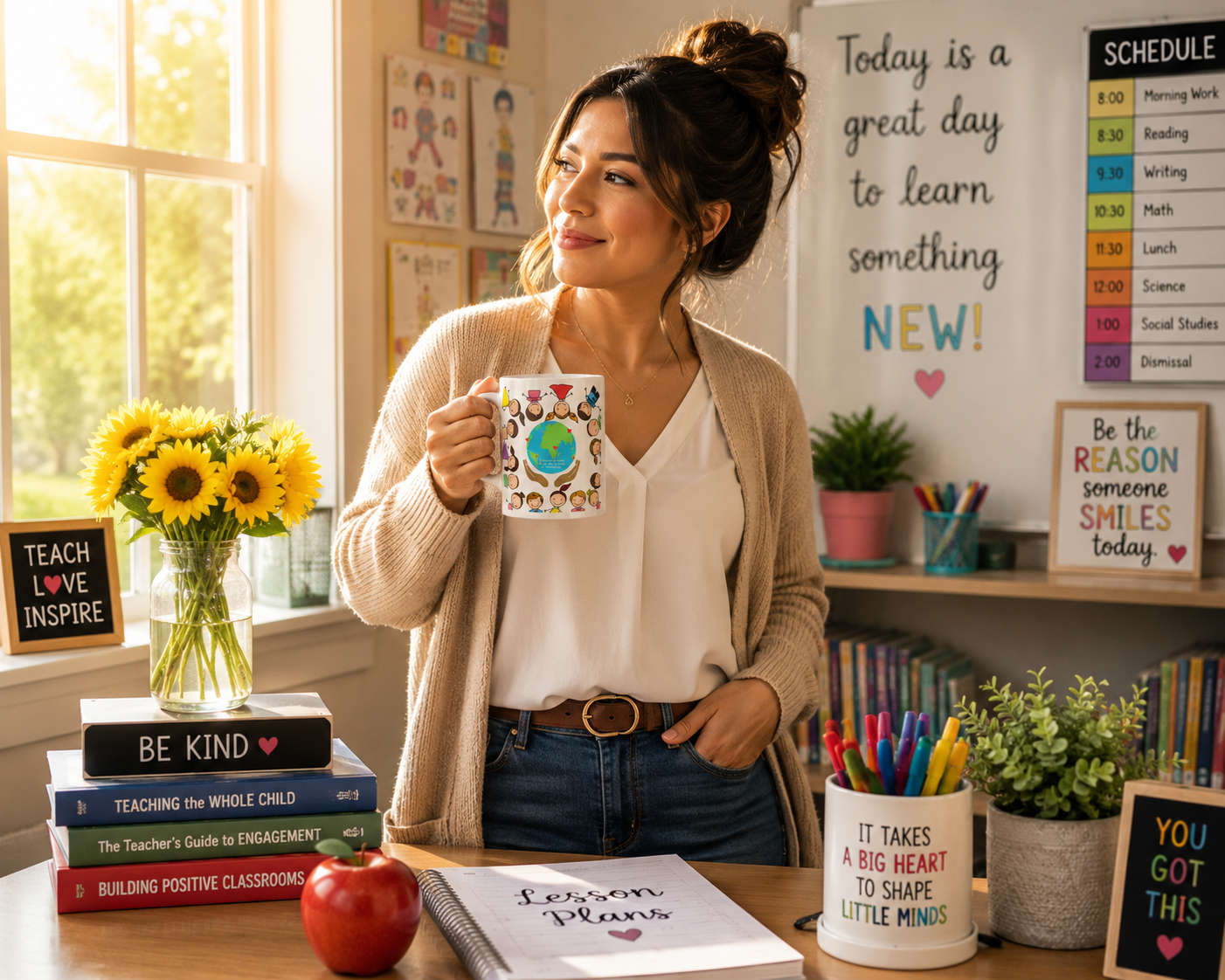 Teachers Inspire The World, Teacher Appreciation, Back To School,