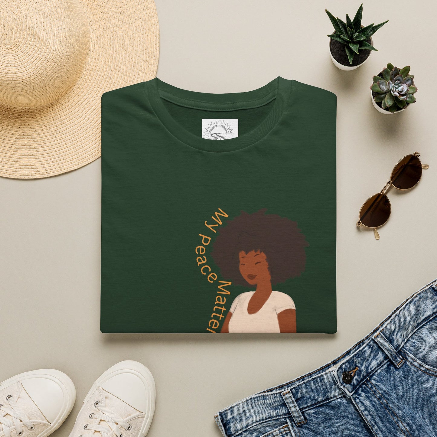 My Peace Matter, Meditative Vibes | Mindfulness Apparel, Yoga Shirt, Relaxation Wear, Gift for Her, Inspirational Tee