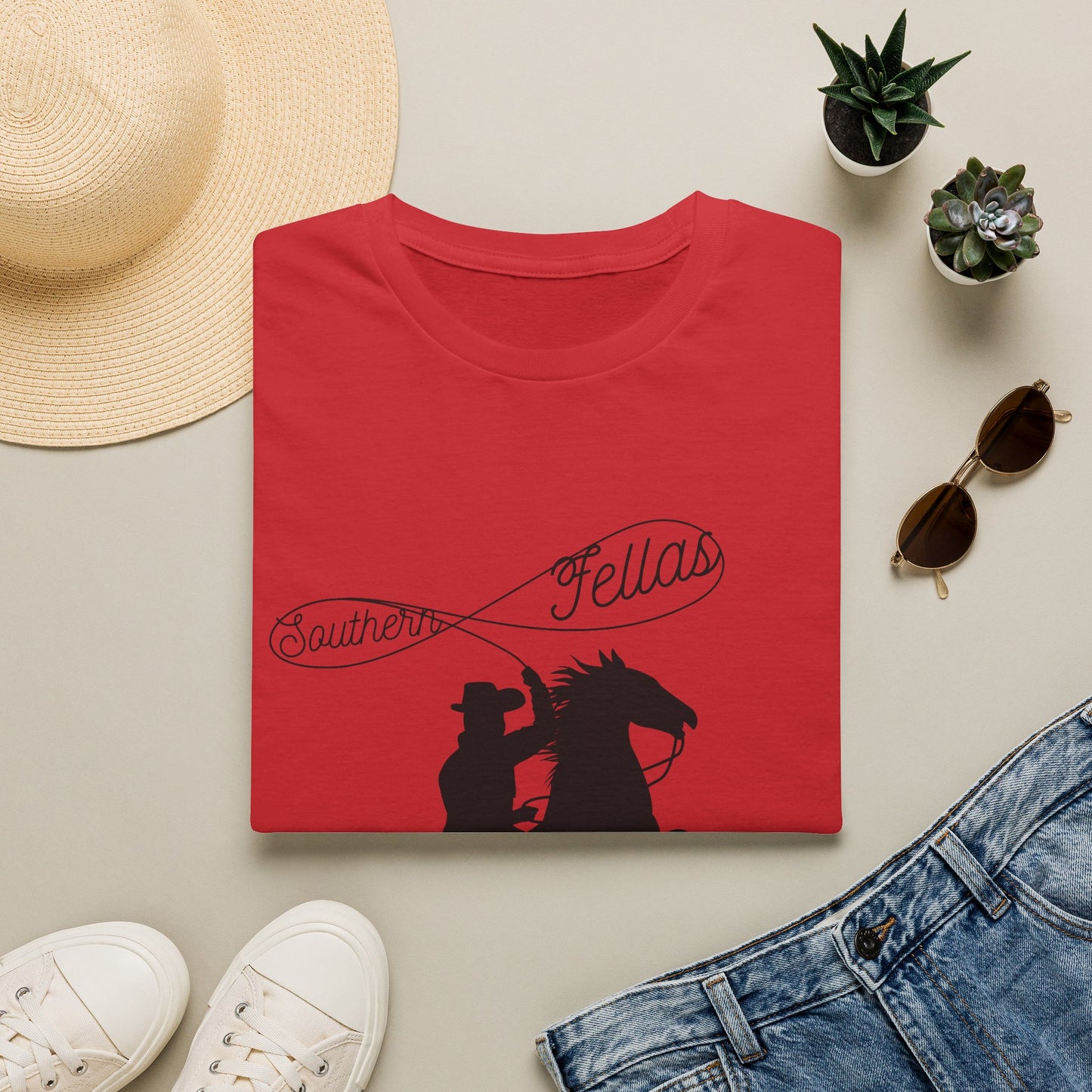 Southern Fellas Cowboy Silhouette Graphic Tee