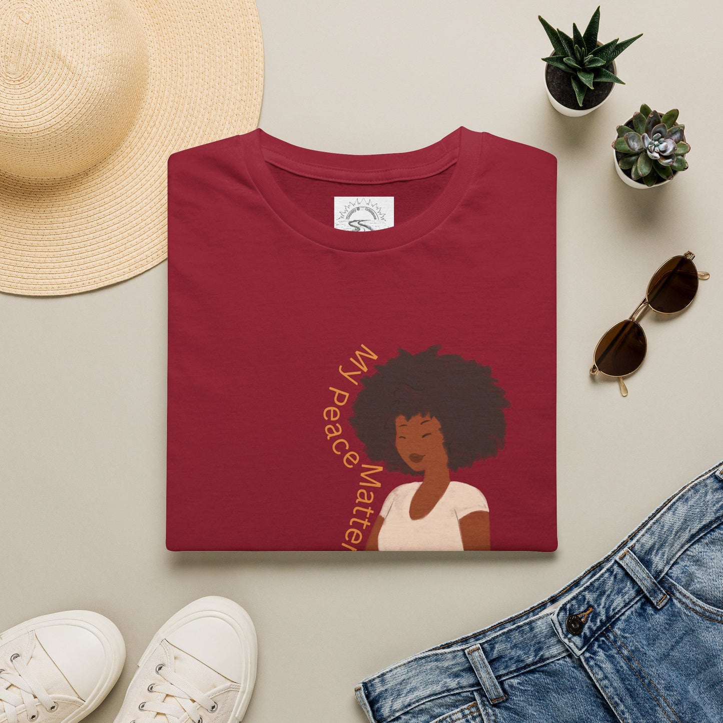 My Peace Matter, Meditative Vibes | Mindfulness Apparel, Yoga Shirt, Relaxation Wear, Gift for Her, Inspirational Tee