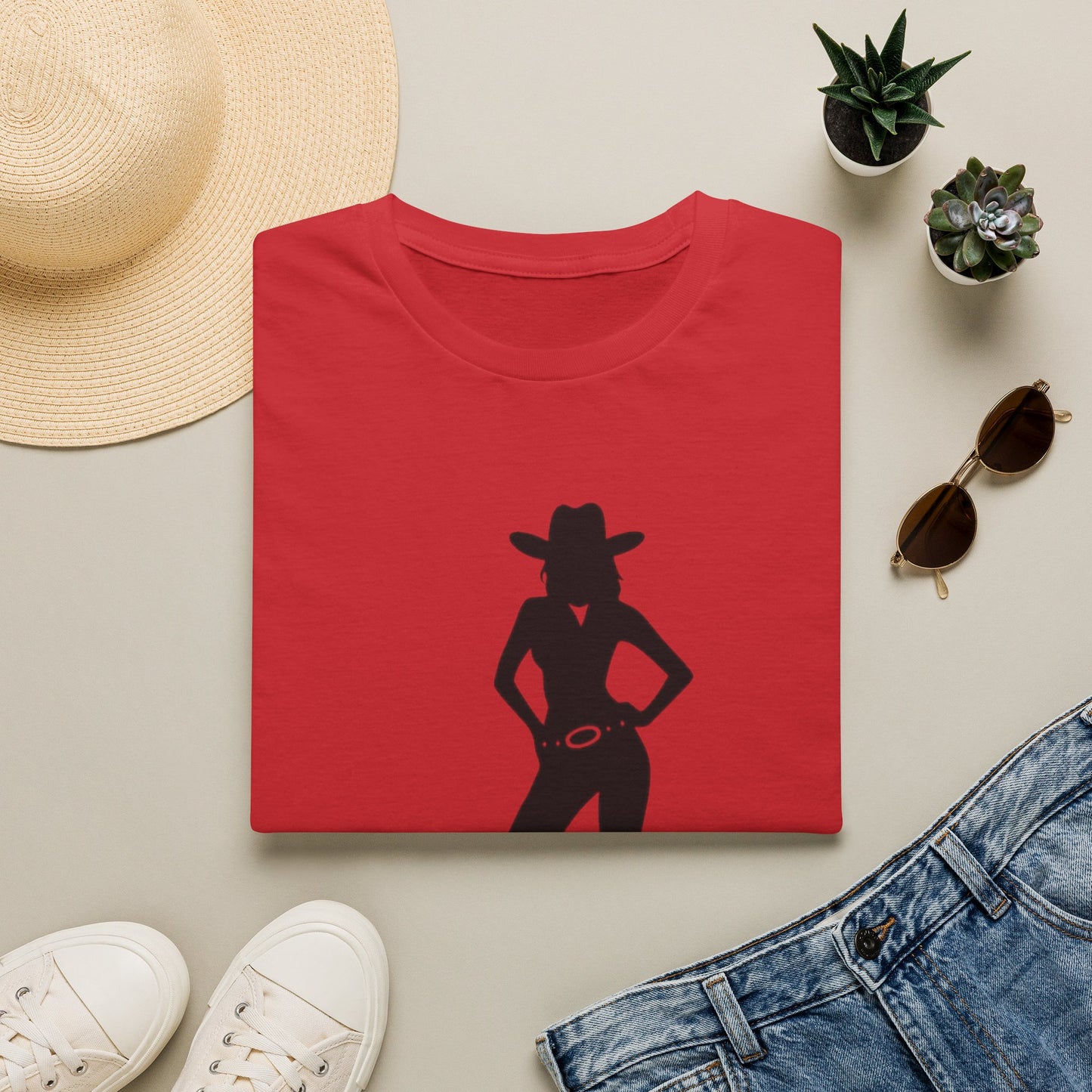 Southern Bella Cowgirl Silhouette T-Shirt — Southern Belle Graphic Tee