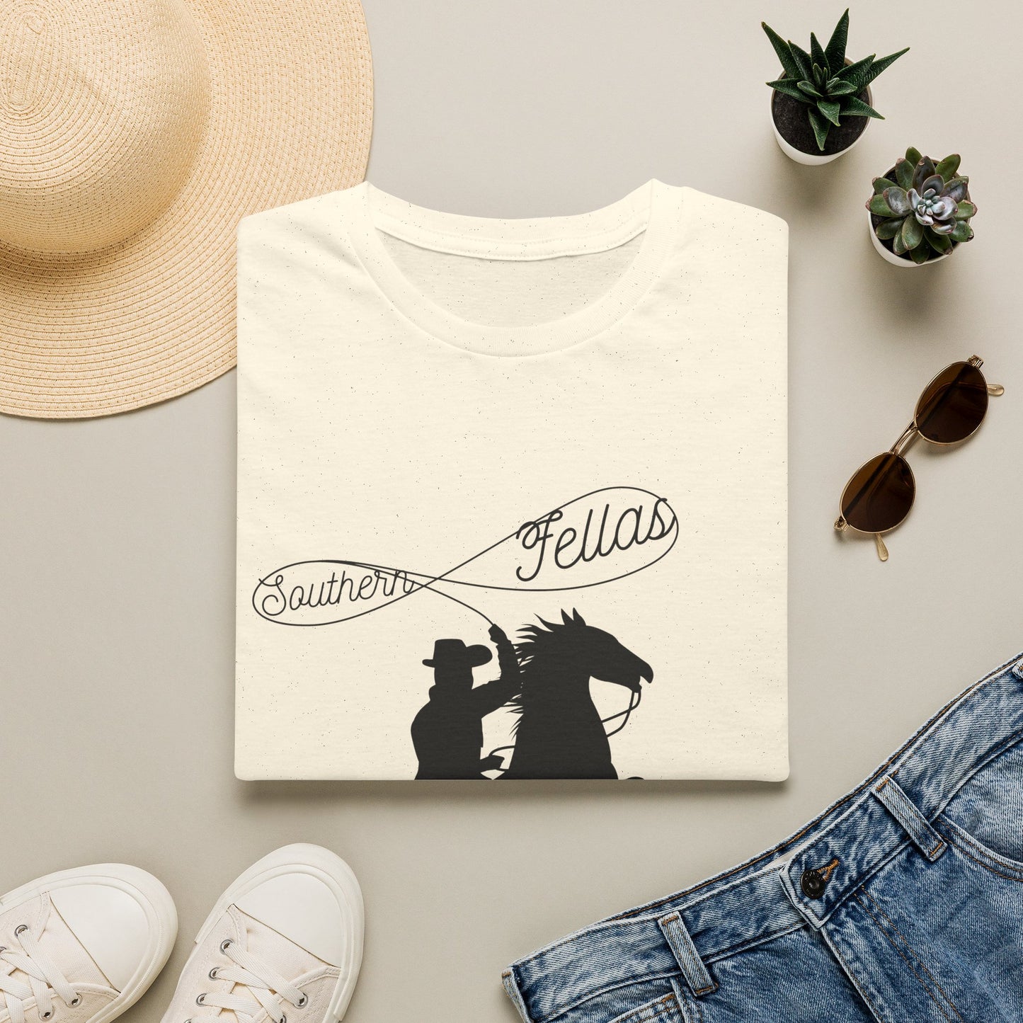 Southern Fellas Cowboy Silhouette Graphic Tee