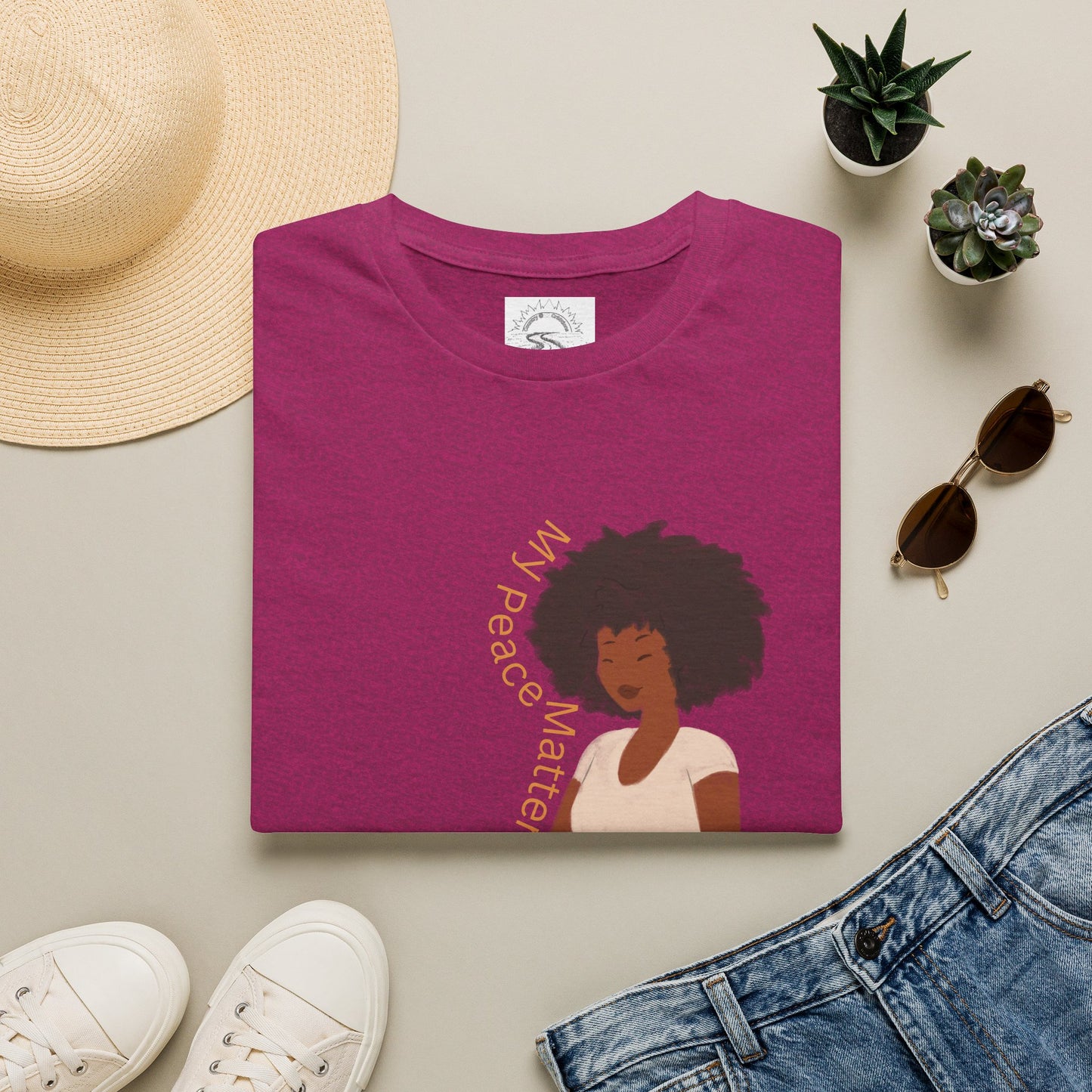 My Peace Matter, Meditative Vibes | Mindfulness Apparel, Yoga Shirt, Relaxation Wear, Gift for Her, Inspirational Tee