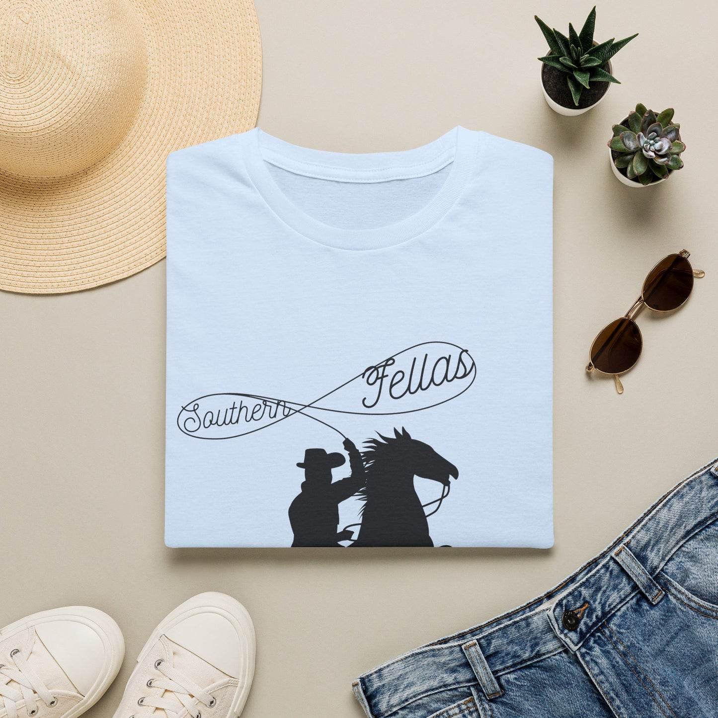 Southern Fellas Cowboy Silhouette Graphic Tee