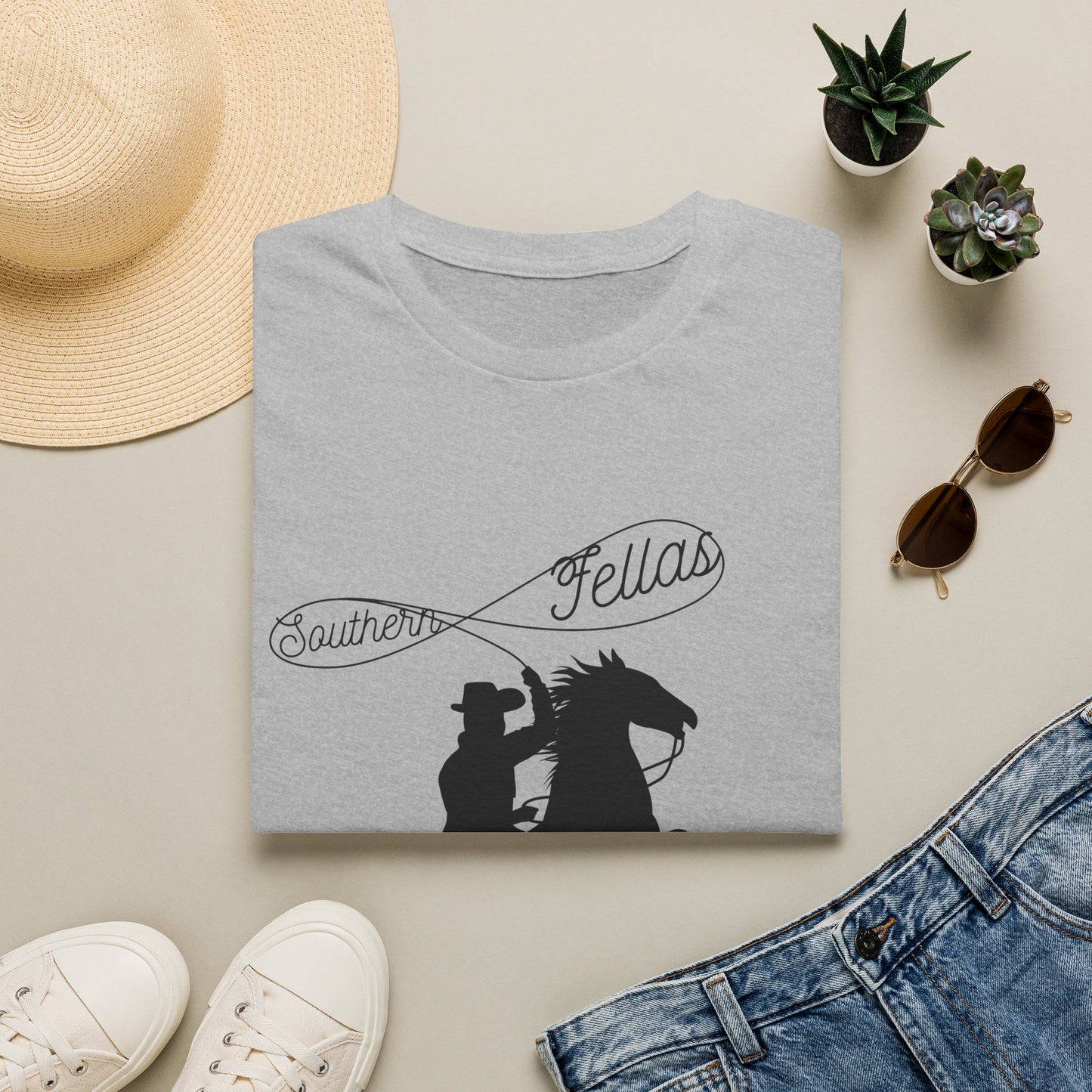 Southern Fellas Cowboy Silhouette Graphic Tee
